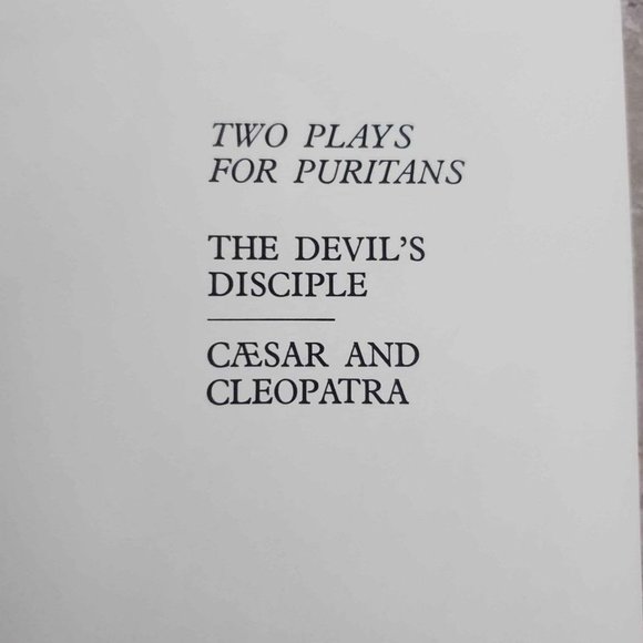 Two Plays for Puritans: The Devil's Disciple and Caesar & Cleopatra by GB Shaw - Picture 4 of 10